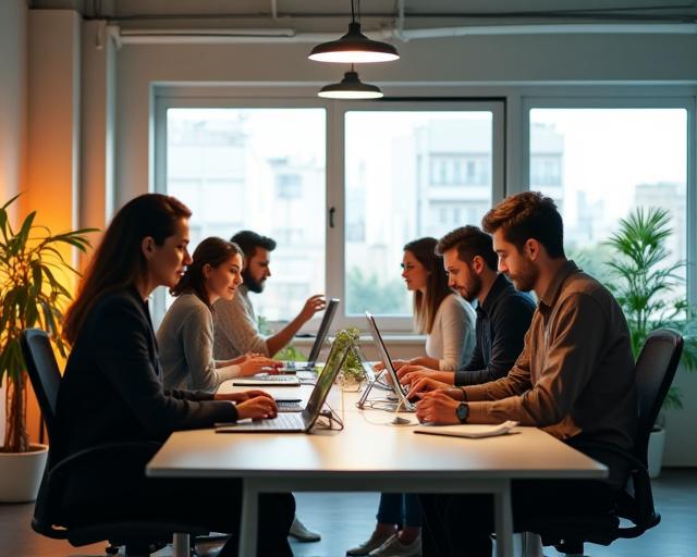 Sahara Lingua Team und Büro in Zaragoza